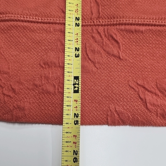 Tommy Bahama Coral Half Zip Jaquard Knit Drawstring Collar Pullover Sz M - Picture 11 of 11